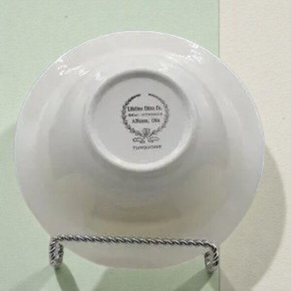 MCM Vintage Lifetime China Co Vegetable Bowl Magnolia Pattern - Picture 4 of 7